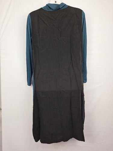 Foil High Neck Jersey Duo Midi Dress Size XL by SwapUp-Online Second Hand Store-Online Thrift Store