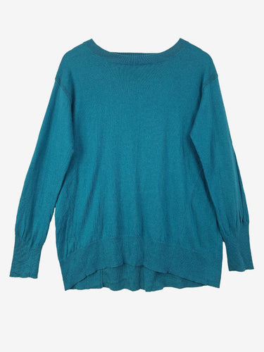 Country Road Teal Wool Blend Top Size S by SwapUp-Online Second Hand Store-Online Thrift Store