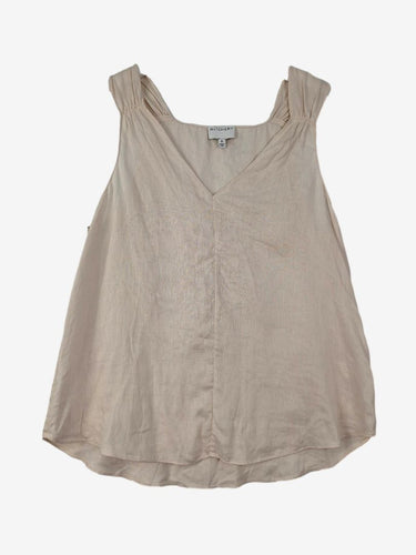 Witchery Pure Linen Airy Top Size 10 by SwapUp-Online Second Hand Store-Online Thrift Store
