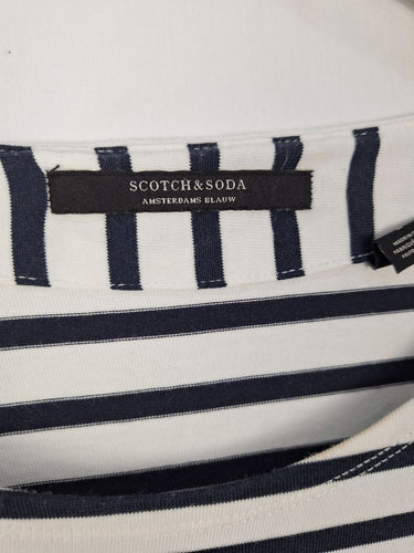 Scotch & Soda Parisian Heart Button Detail Top Size L by SwapUp-Online Second Hand Store-Online Thrift Store