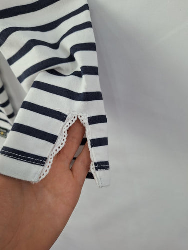 Scotch & Soda Parisian Heart Button Detail Top Size L by SwapUp-Online Second Hand Store-Online Thrift Store