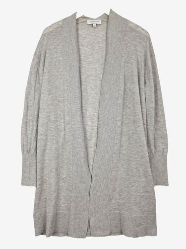 Witchery Long Grey Wool Blend Cardigan Size S by SwapUp-Online Second Hand Store-Online Thrift Store