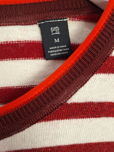 Scotch & Soda Wool Blend Sparkly Red Stripped Top Size M by SwapUp-Online Second Hand Store-Online Thrift Store