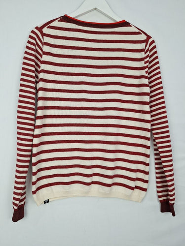 Scotch & Soda Wool Blend Sparkly Red Stripped Top Size M by SwapUp-Online Second Hand Store-Online Thrift Store
