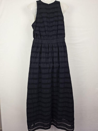 Witchery Navy High Neck Maxi Dress Size 10 by SwapUp-Online Second Hand Store-Online Thrift Store