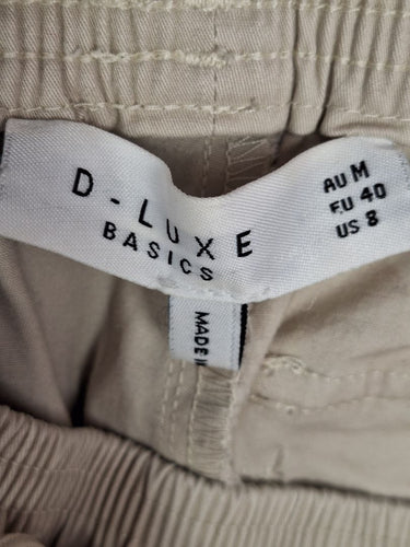 Decjuba Casual Beige Cargo Pants Size M by SwapUp-Online Second Hand Store-Online Thrift Store