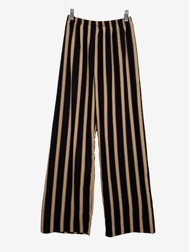 By Frankie Stylish Bronze Striped Pants Size S by SwapUp-Online Second Hand Store-Online Thrift Store