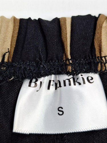 By Frankie Stylish Bronze Striped Pants Size S by SwapUp-Online Second Hand Store-Online Thrift Store