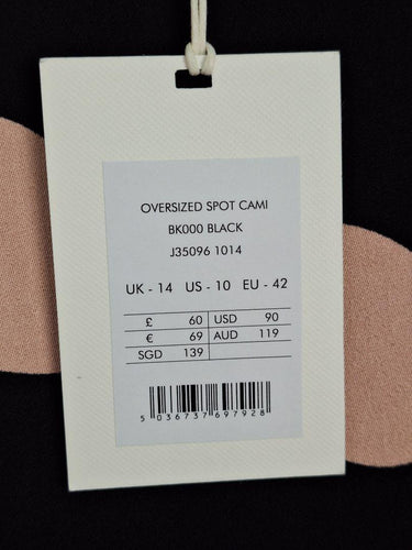 Jigsaw Polka dot Cami Top Size 14 by SwapUp-Online Second Hand Store-Online Thrift Store