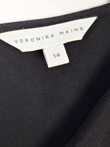Veronika Maine Flowy Bell Sleeve Top Size 14 by SwapUp-Online Second Hand Store-Online Thrift Store