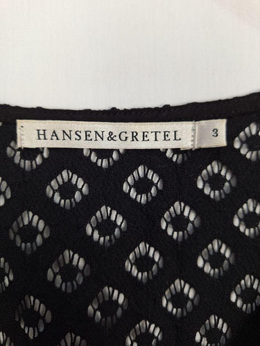 Hansen & Gretel Black Lace Sleeveless Dress Size M by SwapUp-Online Second Hand Store-Online Thrift Store