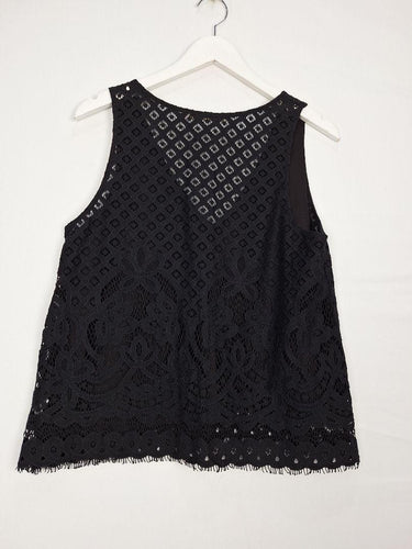 Hansen & Gretel Black Lace Sleeveless Dress Size M by SwapUp-Online Second Hand Store-Online Thrift Store