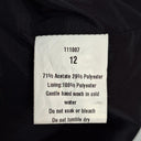 Carla Zampatti Black Zip Collared Dress Size 12 by SwapUp-Online Second Hand Store-Online Thrift Store