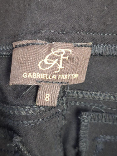 Gabriella Frattini Black Essential Layered Pocket Pants Size 8 by SwapUp-Online Second Hand Store-Online Thrift Store
