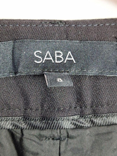 Saba Wool Blend Timeless Black Pants Size 8 by SwapUp-Online Second Hand Store-Online Thrift Store