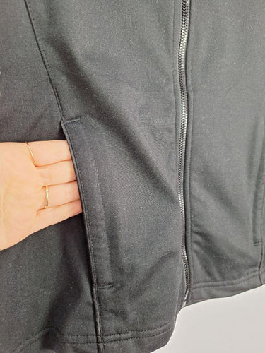 Sleek Fitted Black Active Wear Jacket Size by SwapUp-Online Second Hand Store-Online Thrift Store