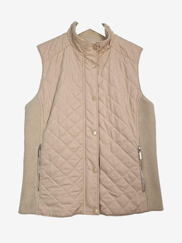 Sportscraft Cream Capsule Staple Vest Jacket Size 12 by SwapUp-Online Second Hand Store-Online Thrift Store