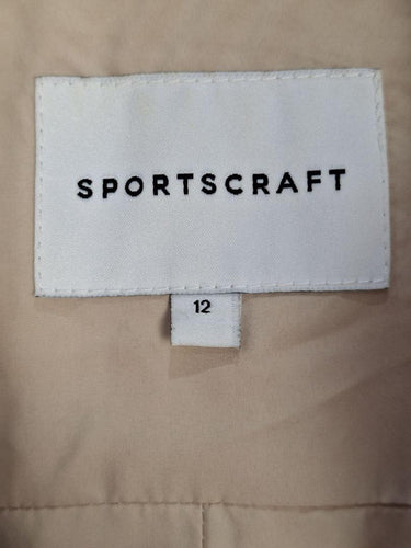 Sportscraft Cream Capsule Staple Vest Jacket Size 12 by SwapUp-Online Second Hand Store-Online Thrift Store