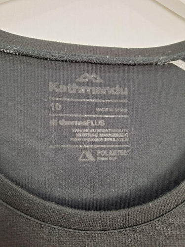 Kathmandu Contrast Stitching Layering Basic Top Size 10 by SwapUp-Online Second Hand Store-Online Thrift Store