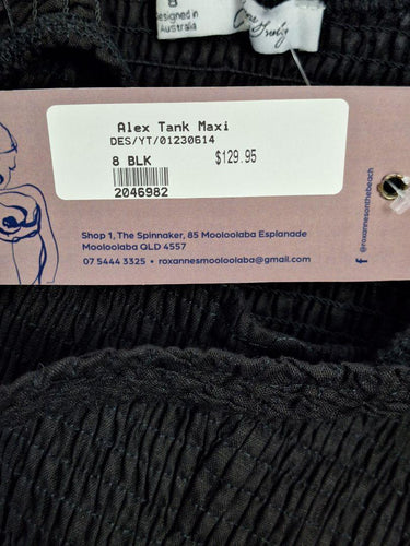 Yours Truly Linen Blend Tank Style Maxi Dress Size 8 by SwapUp-Online Second Hand Store-Online Thrift Store