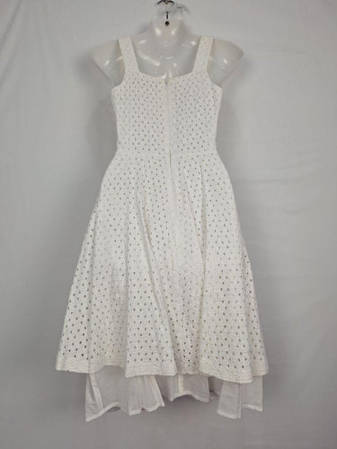 Laura Ashley Feminine Airy Cotton Layered Dress Size 8 by SwapUp-Online Second Hand Store-Online Thrift Store