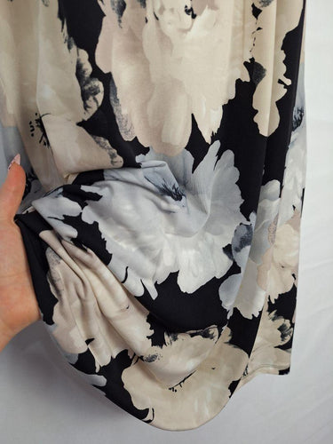 Calvin Klein Muted Flowers Gold Collar Dress Size S by SwapUp-Online Second Hand Store-Online Thrift Store