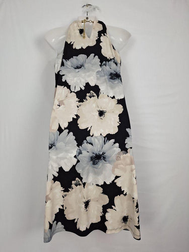 Calvin Klein Muted Flowers Gold Collar Dress Size S by SwapUp-Online Second Hand Store-Online Thrift Store
