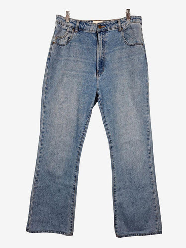 High Rise Slim Bootcut Denim Jeans Jeans Size 14 by SwapUp-Online Second Hand Store-Online Thrift Store