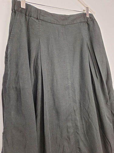 Saba Washed Look Pleated Midi Skirt Size 14 by SwapUp-Online Second Hand Store-Online Thrift Store