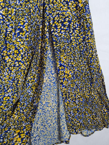 Reiss Mottled Front Split Pleated Midi Skirt Size 14 by SwapUp-Online Second Hand Store-Online Thrift Store