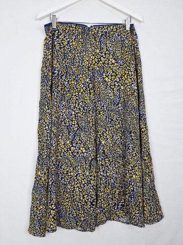 Reiss Mottled Front Split Pleated Midi Skirt Size 14 by SwapUp-Online Second Hand Store-Online Thrift Store