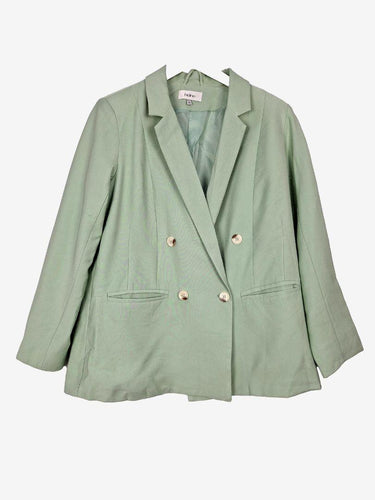 Heine Sage Double Breasted Blazer Size M by SwapUp-Online Second Hand Store-Online Thrift Store