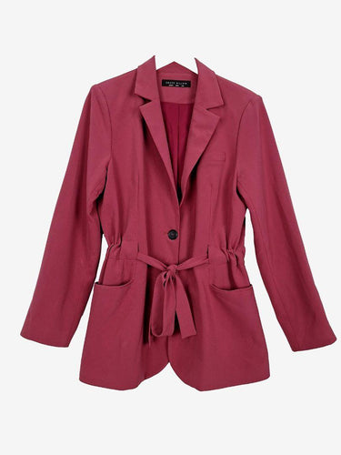 Grace Willow Dusty Rose Soft Tied Waist Blazer Size 12 by SwapUp-Online Second Hand Store-Online Thrift Store