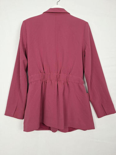 Grace Willow Dusty Rose Soft Tied Waist Blazer Size 12 by SwapUp-Online Second Hand Store-Online Thrift Store