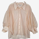 Veronika Maine Sheer Puff Sleeve Blouse Size 12 by SwapUp-Online Second Hand Store-Online Thrift Store