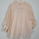 Veronika Maine Sheer Puff Sleeve Blouse Size 12 by SwapUp-Online Second Hand Store-Online Thrift Store