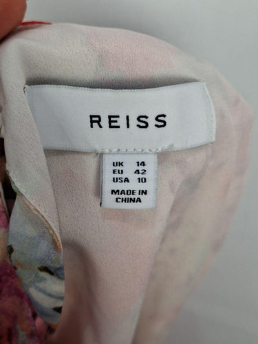 Reiss Garden Romance Cut Out Midi Dress Size 14 by SwapUp-Online Second Hand Store-Online Thrift Store