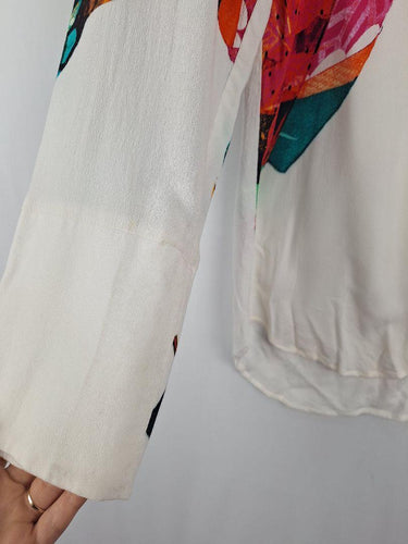 Desigual Everyday Vibrant  Colarless Blouse Size XXL by SwapUp-Online Second Hand Store-Online Thrift Store