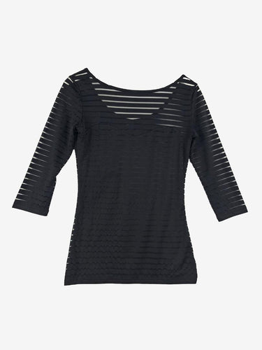 Guess Mesh Striped Sweatheart Top Size M by SwapUp-Online Second Hand Store-Online Thrift Store