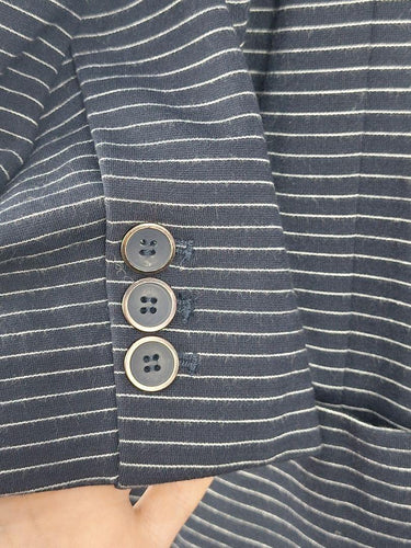 Sportscraft Classic Navy Striped Jersey Blazer Size 18 by SwapUp-Online Second Hand Store-Online Thrift Store