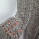 Trelise Cooper Taupe Mesh Knitted Longline Cardigan Size M by SwapUp-Online Second Hand Store-Online Thrift Store