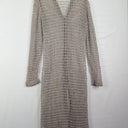 Trelise Cooper Taupe Mesh Knitted Longline Cardigan Size M by SwapUp-Online Second Hand Store-Online Thrift Store