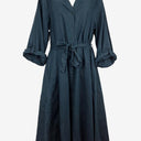 Elk Effortless Peacock Linen Shirt Midi Dress Size 8 by SwapUp-Online Second Hand Store-Online Thrift Store