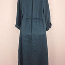 Elk Effortless Peacock Linen Shirt Midi Dress Size 8 by SwapUp-Online Second Hand Store-Online Thrift Store