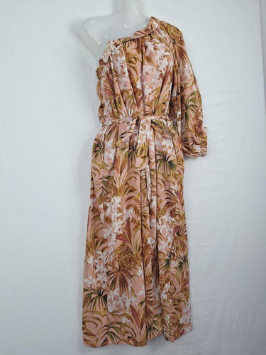 Decjuba Blush Tropical Resort Midi Dress Size M by SwapUp-Online Second Hand Store-Online Thrift Store