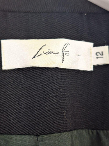 Lisa Ho Gold Embroidered Boxy Blazer Size 12 by SwapUp-Online Second Hand Store-Online Thrift Store