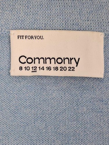 Commonry Baby Blue Effortless Fine Knit Cardigan Size 12 by SwapUp-Online Second Hand Store-Online Thrift Store