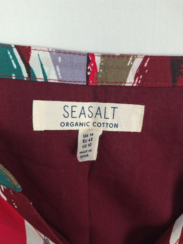 Seasalt Checkers Casual Top Size 14 by SwapUp-Online Second Hand Store-Online Thrift Store
