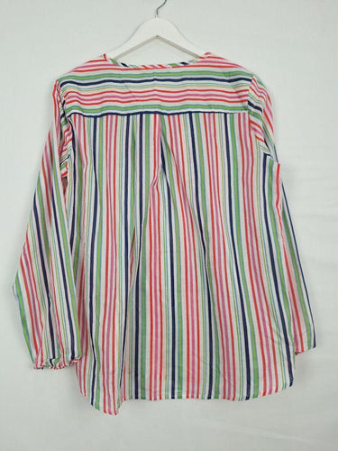 Threadz Candy Striped Shirred Top Size M by SwapUp-Online Second Hand Store-Online Thrift Store