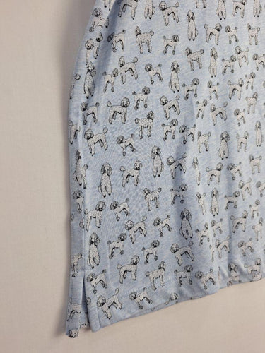 Marcs Baby Blue Poodle Crew T-shirt Size XXL by SwapUp-Online Second Hand Store-Online Thrift Store